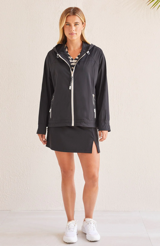 Four-Way Stretch Hooded Jacket
