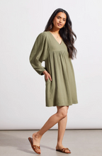 Cotton Gauze Puffy Sleeve Dress