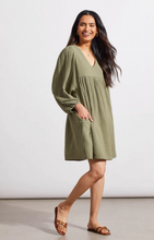 Cotton Gauze Puffy Sleeve Dress