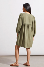 Cotton Gauze Puffy Sleeve Dress