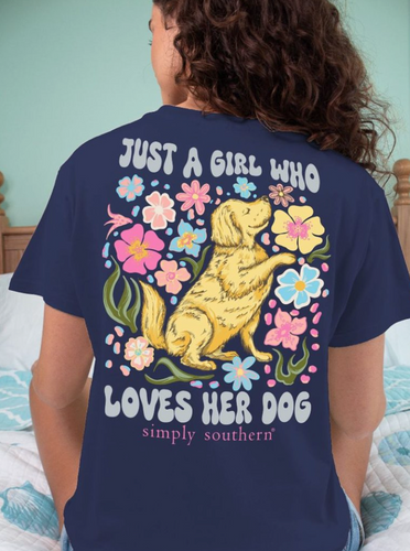 Simply Southern Loved Dog Graphic Tee