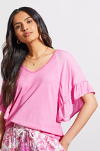 Raglan Top w/ Double Frill