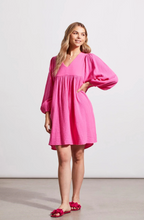 Cotton Gauze Puffy Sleeve Dress