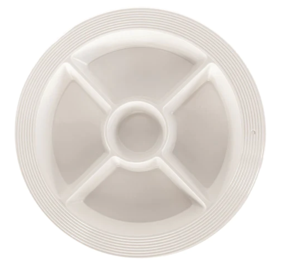 Melamine Divided Dish Pinstripes - Thumbnail 2