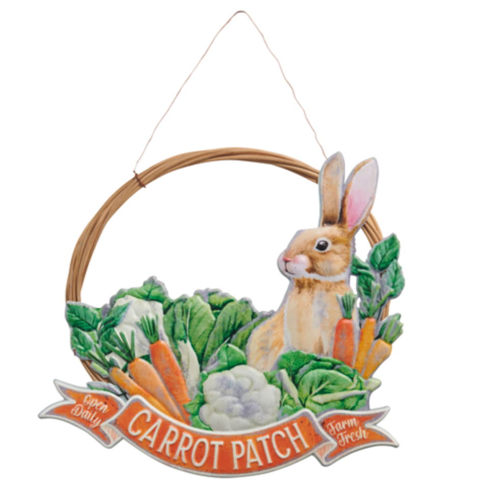 Carrot Patch Bunny Wall Art