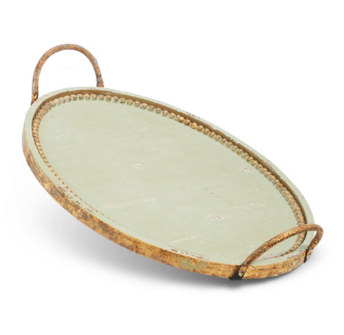 Antique Green Tray