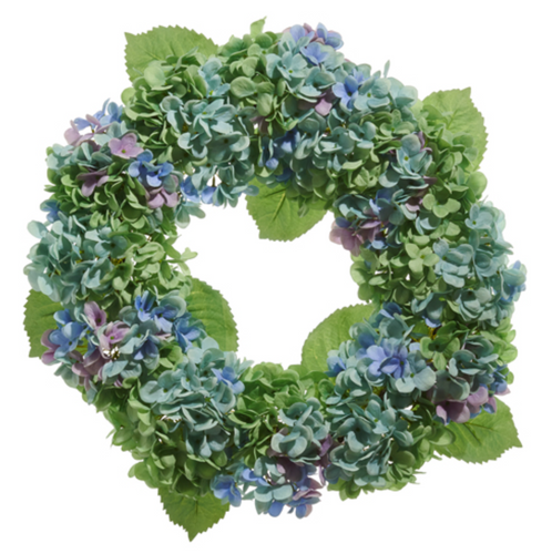 Purple/Green Hydrangea Wreath
