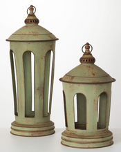 Patinaed Gazebo Lanterns