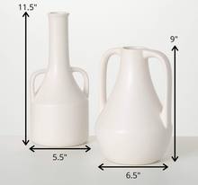 Modern White Jug Vases