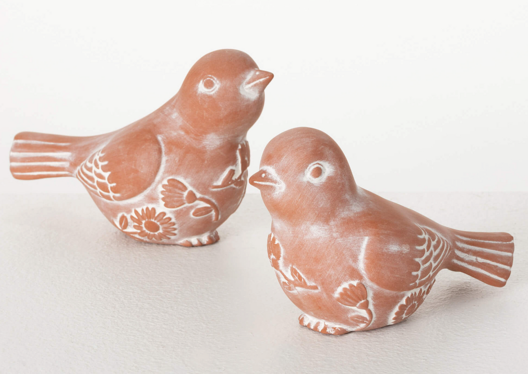 Terracotta Bird Figurine