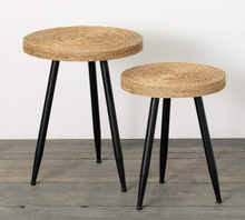 Wood & Seagrass Tables