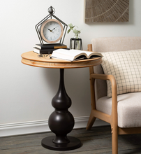 Black Wooden Accent Table