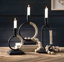 Modern Looped Taper Candle Holders