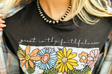 Floral Great Is Thy Faithfulness Graphic Tee