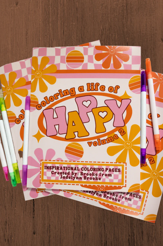 Coloring Book - Coloring A Life Of Happy