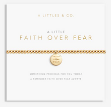 A Little Faith Over Fear Bracelet