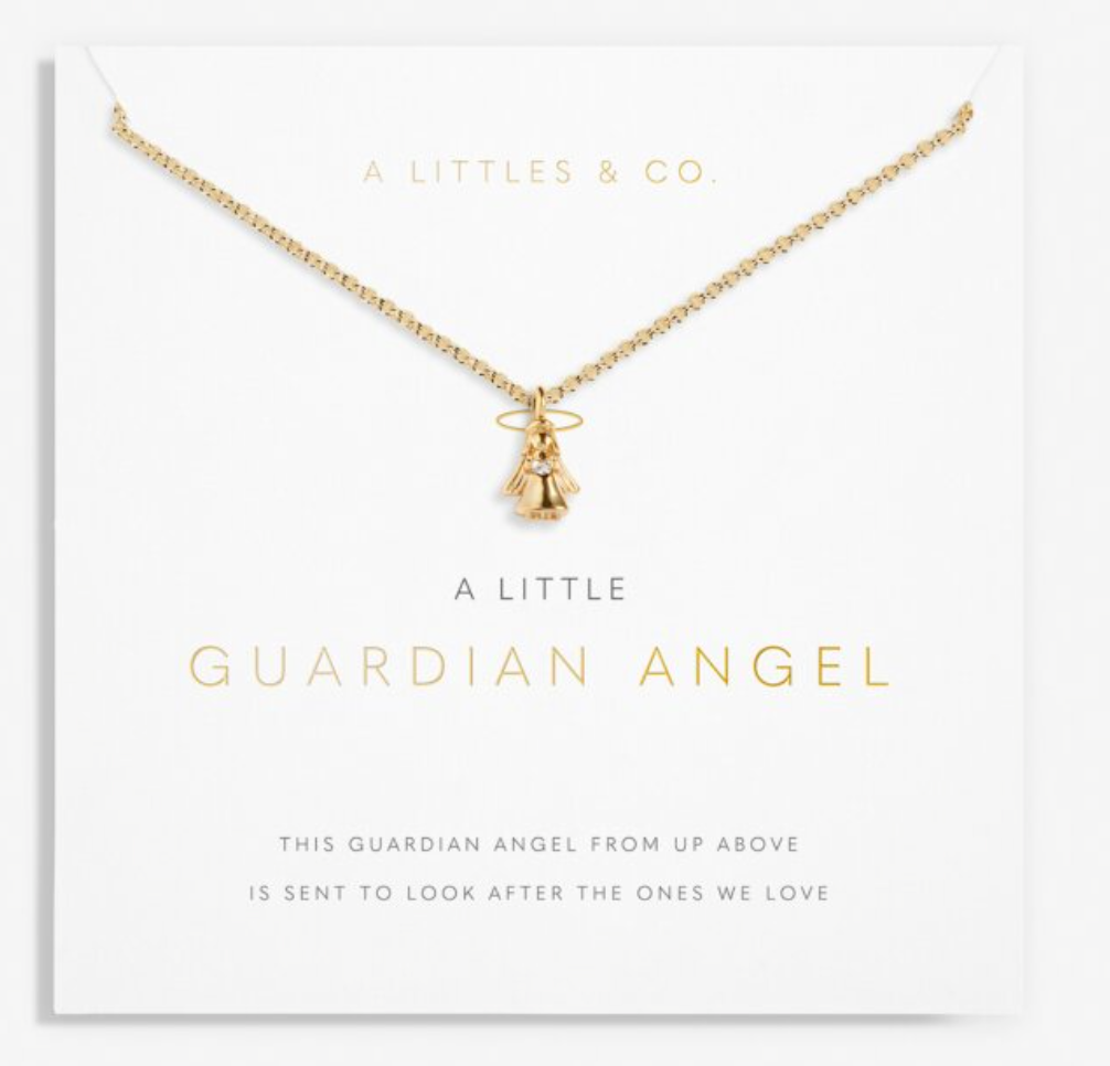 A Little Guardian Angel Gold Necklace