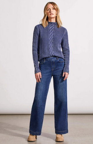 Pull-On Comfort Stretch Wide Leg Audrey Jeans