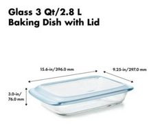 Glass Baking Dish with Lid (3.0 Qt)