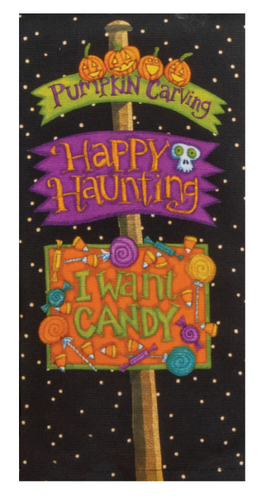 Halloween Signs Dual Purpose Terry Towel