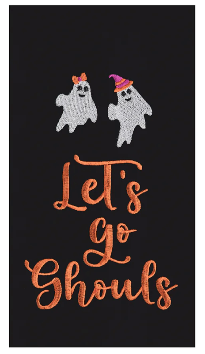 Let's Go Ghouls Kitchen Towel
