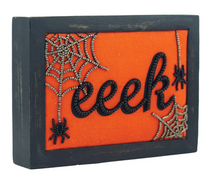 Embellished EEEK Shelf Sitter