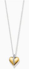 Precious Heart Two Tone Petite Necklace