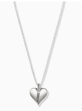 Precious Heart Two Tone Petite Necklace