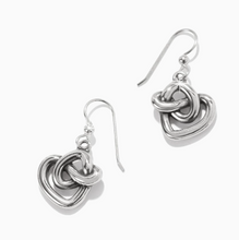 Interlok Curve Heart French Wire Earrings