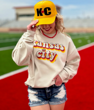 Kansas City Retro Crewneck Sweatshirt by Randi Mahomes