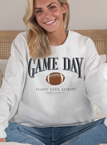 Simply Southern Game Day Crew Neck Sweatshirt