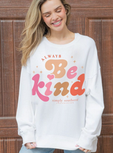 Simply Southern Be Kind Crew Neck Sweatshirt