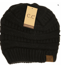 Classic Solid Knit CC Beanie