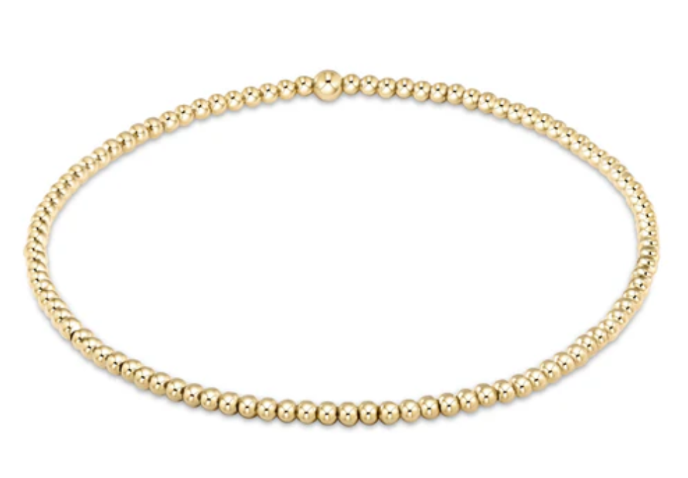 enewton extends - Classic Gold 2mm Bead Bracelet