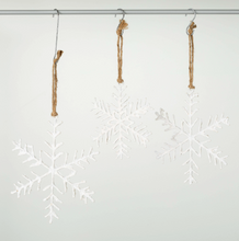 White Snowflake Ornament