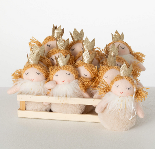 Plush Angel Ornaments