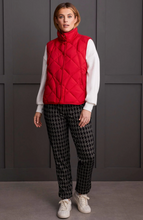 Quilted A-Line Puffer Vest