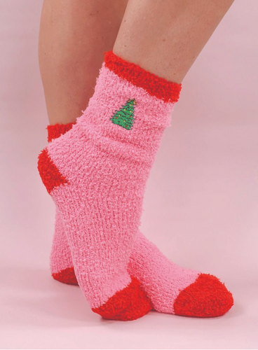 Simply Southern Fuzzy Christmas Socks