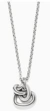 Interlok Curve Heart Necklace