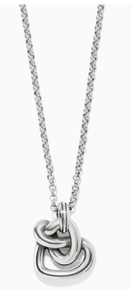 Interlok Curve Heart Necklace
