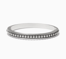 Pretty Tough Gem Hinged Bangle (Black)