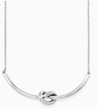 Interlok Single Knot Necklace (Silver)