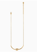 Interlok Single Knot Necklace (Gold)