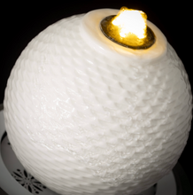 White Sphere Tabletop Fountain