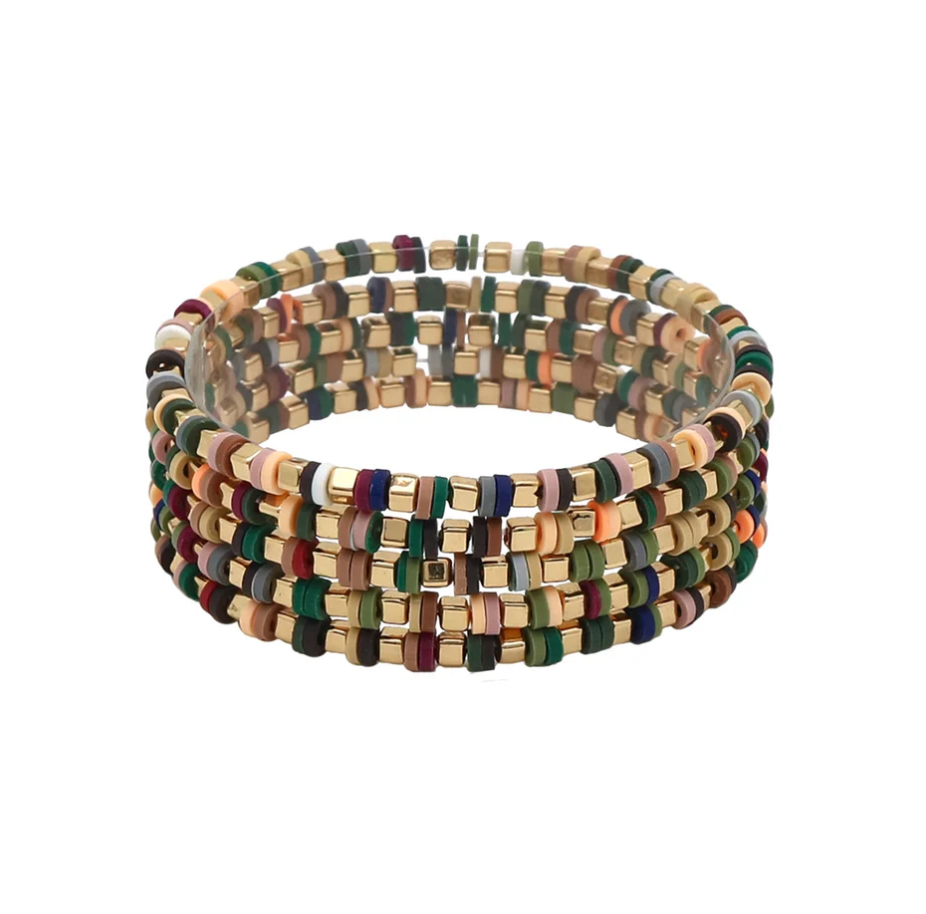 Multicolored Set of 5 Bracelets