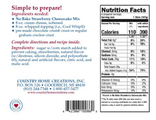 No-Bake Strawberry Cheesecake Mix