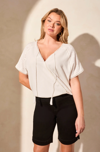 Wear 2 Ways Raglan Sleeve Top