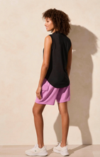 Performance UPF 50+ Sleeveless Polo w/ Scallop Edge (Black)