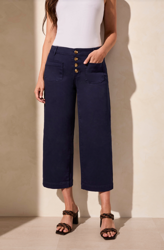 Audrey Hugging Wide Crop Jean