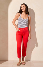 Sophia Curvy 25" Flared Jeans w/ Released Hem (Bayberry)